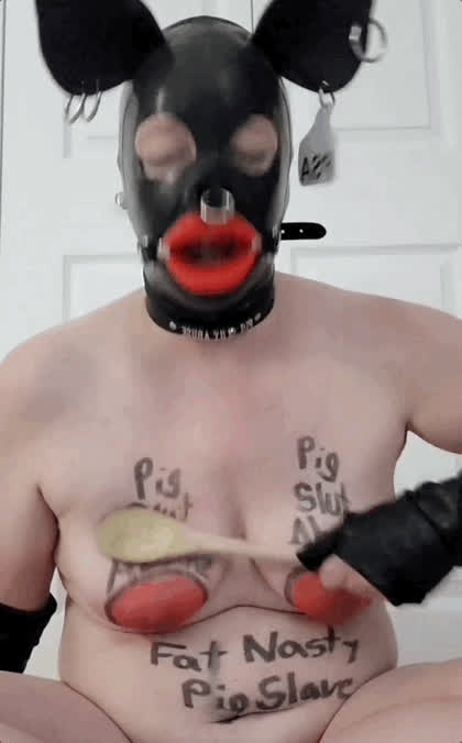 big tits degrading hood humiliation mask pain spanking clip