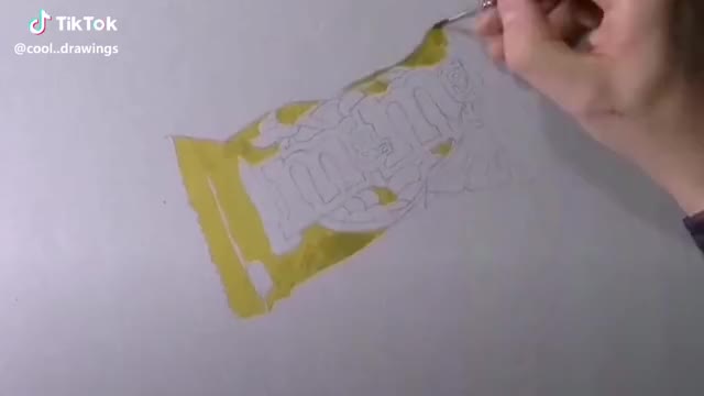 M&M's?? #chocolate  #art #artist #drawing (Video Is Not Mine, It From Youtube)