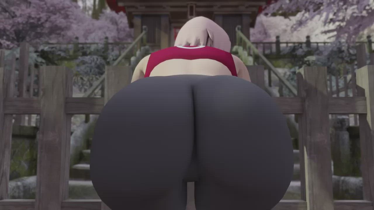 3D Animation Ass Babe Big Ass Close Up Hentai Shorts Twerking clip