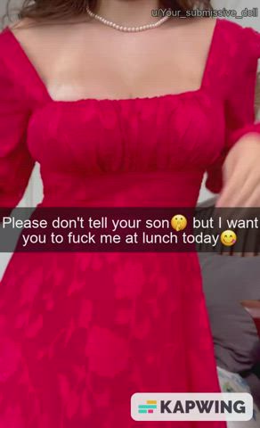 Your innocent looking gf sent this to your dad ahead of your family lunch