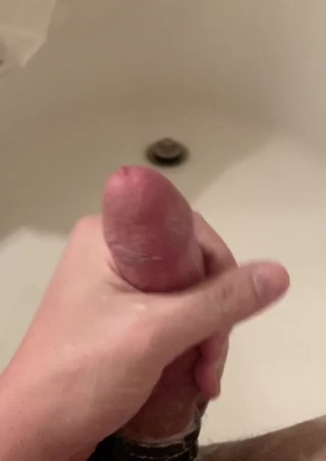 Took a break in my shower to cum