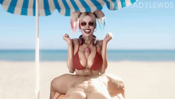 3D Animation Bikini Comics Harley Quinn Tit Fuck Titty Fuck clip