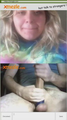 big dick cock shock masturbating reaction webcam clip
