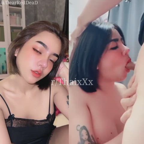 asian blowjob camgirl compilation cum in mouth dancing onlyfans real couple thai