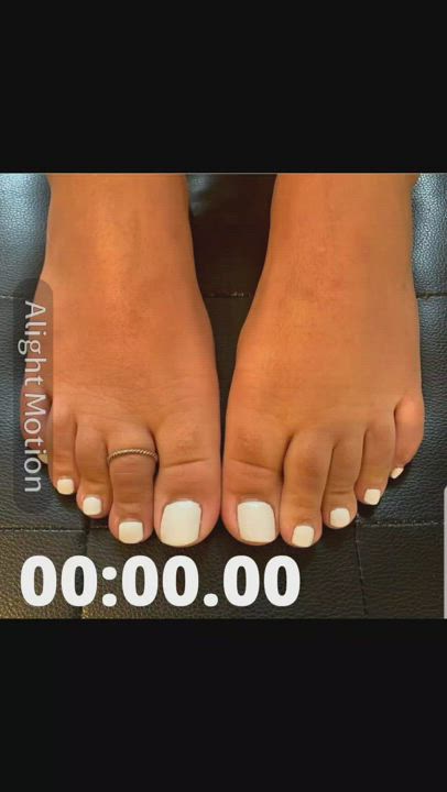 Censored Cum JOI Toes clip