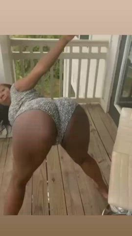 Bubble Butt Ebony Thick Twerking Porn GIF by 01llamanuts