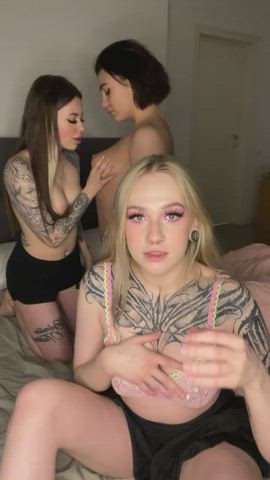 I have over 500 pictures and videos of our lesbian threesome | My link down below