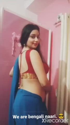 bangladeshi desi saree clip