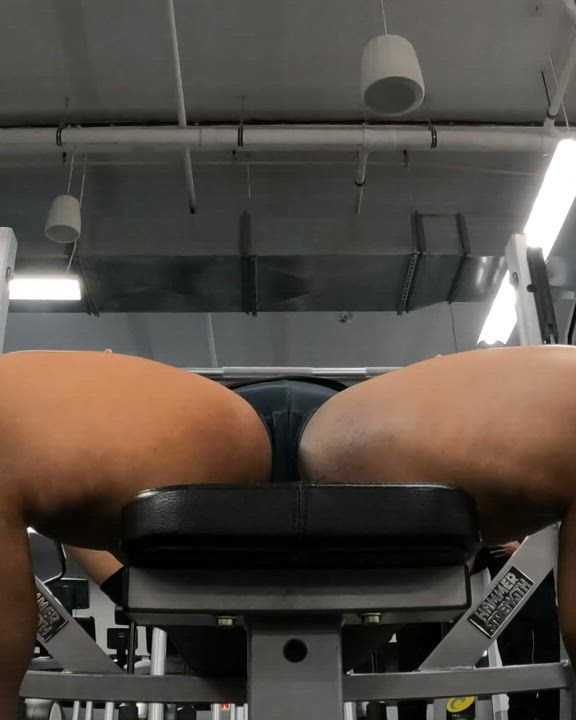 Camel Toe Ebony Gym Shorts clip
