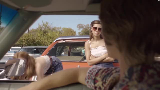 Zoey Deutch - Everybody Wants Some (2017) - misc scenes (flirting, legs, a snug tank