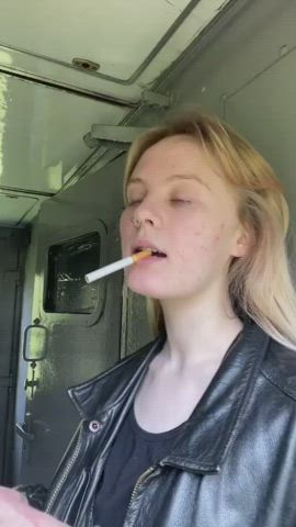 braces smoking teen clip