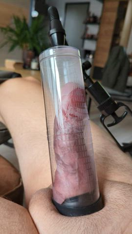 cock masturbating nsfw penis pump clip