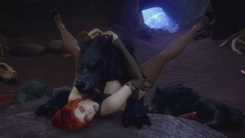 doggystyle monster cock redhead sfm clip