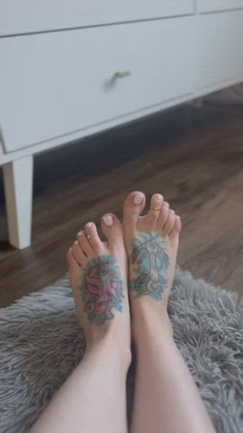 feet feet fetish tattoo clip
