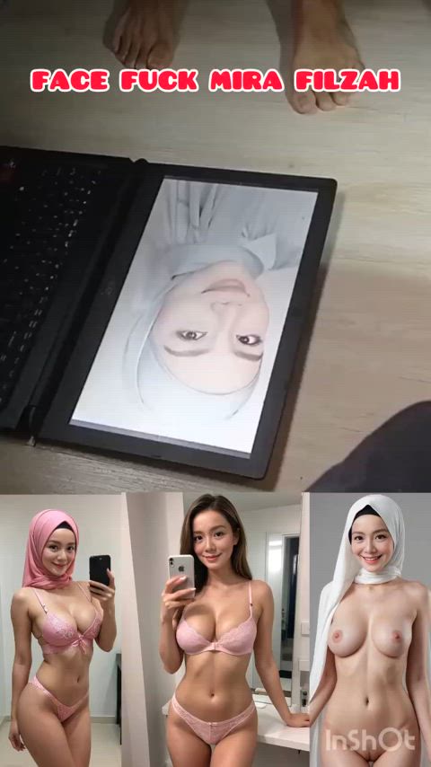 big dick big tits cumshot edging hijab malaysian muslim tribute clip