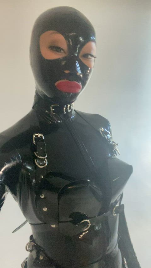 Can You Resist the Irresistible Seduction of My Full-Body Latex Suit, Invoking a