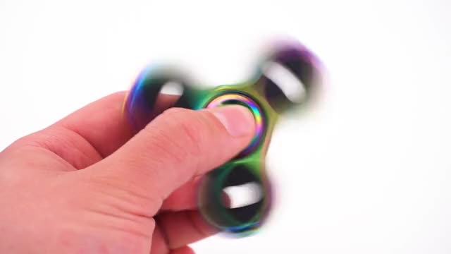 Rainbow Tri Fidget Spinner
