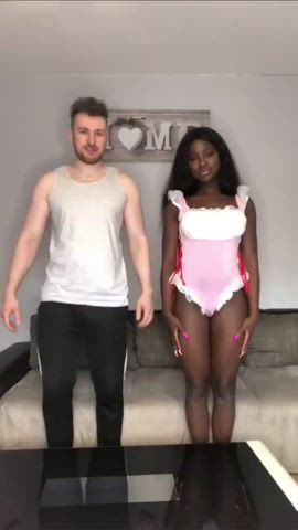 Amateur BWC Ebony Ebony Couple Interracial Monster Cock Teen WMBF Wife clip