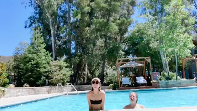 Alexandra Daddario - Day At The Pool (Aug 14 2020)-2