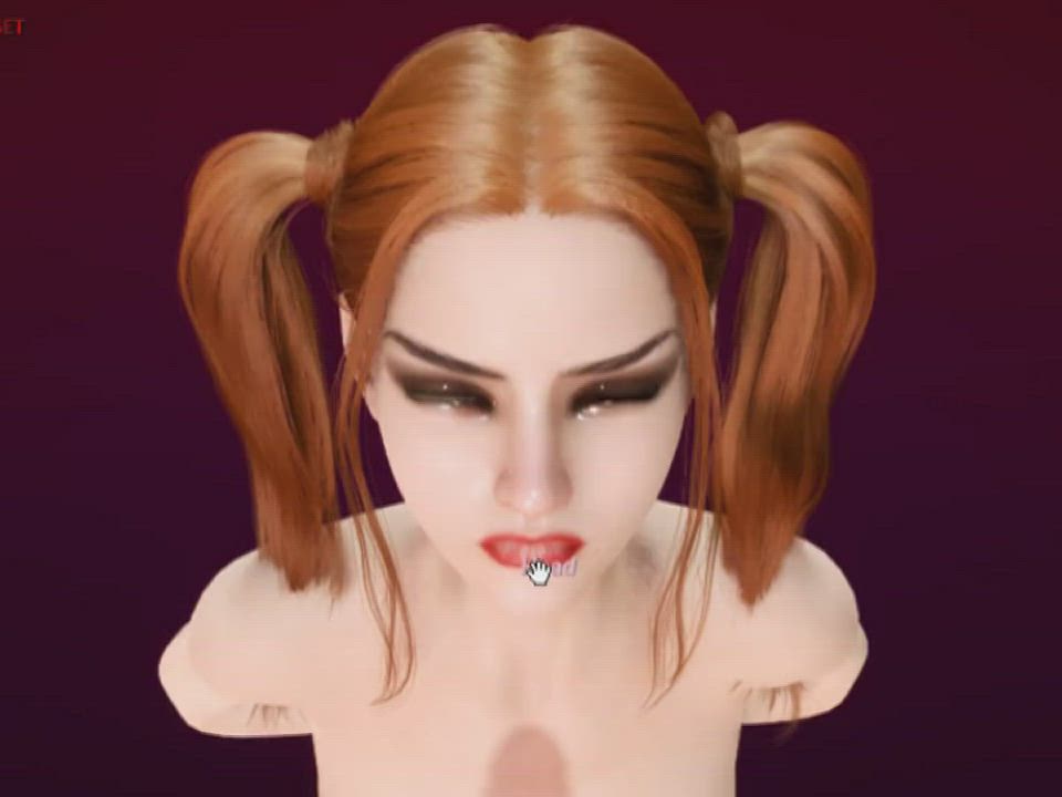 3D Cumshot Facial Gamer Girl clip