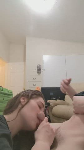 College Cumshot Stranger clip