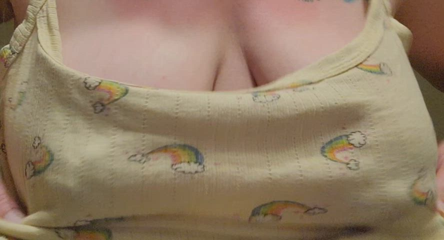 Rainbow boobies ☺️ (oc)