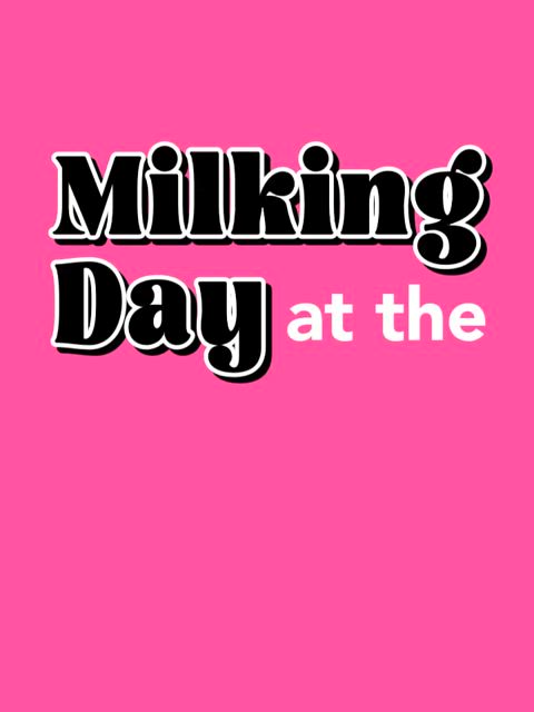 Who wants to be milked first? Say "Moo" if it's you!