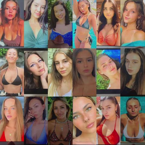Cumpilation of my best tributes on French girls. Who is your favorite?