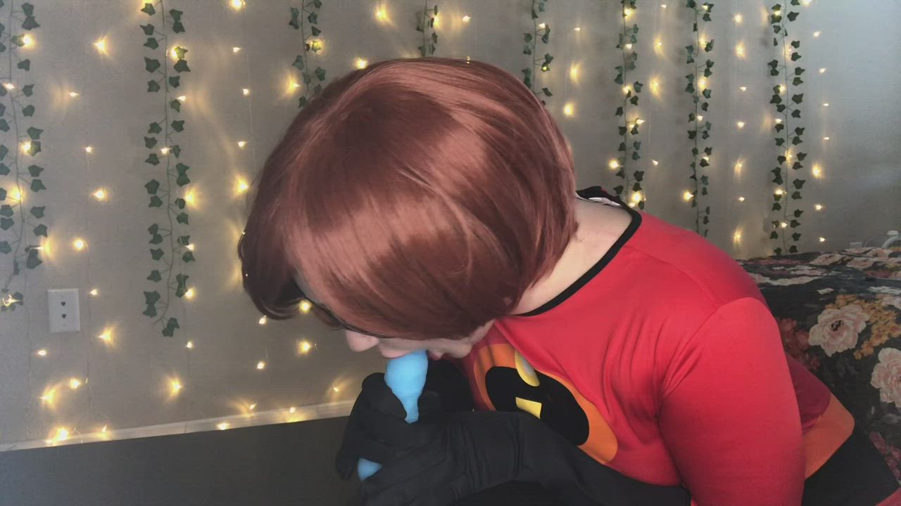Mrs. Incredible JOI &amp; Dildo Riding out now for $10 on my OF, Fansly, and