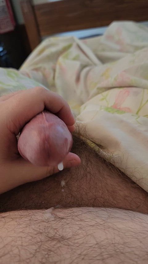 Playing with my cum