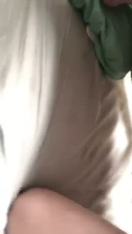 Cute guy humping bed and cumming