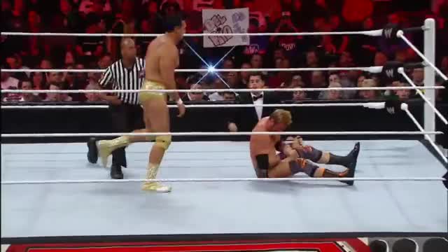 Zack Ryder vs. Alberto Del Rio: Raw, April 9, 2012