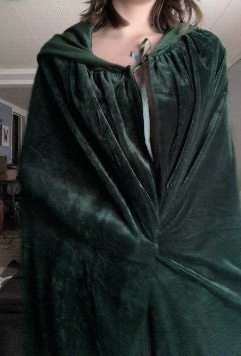 a little reveal in my new cloak..