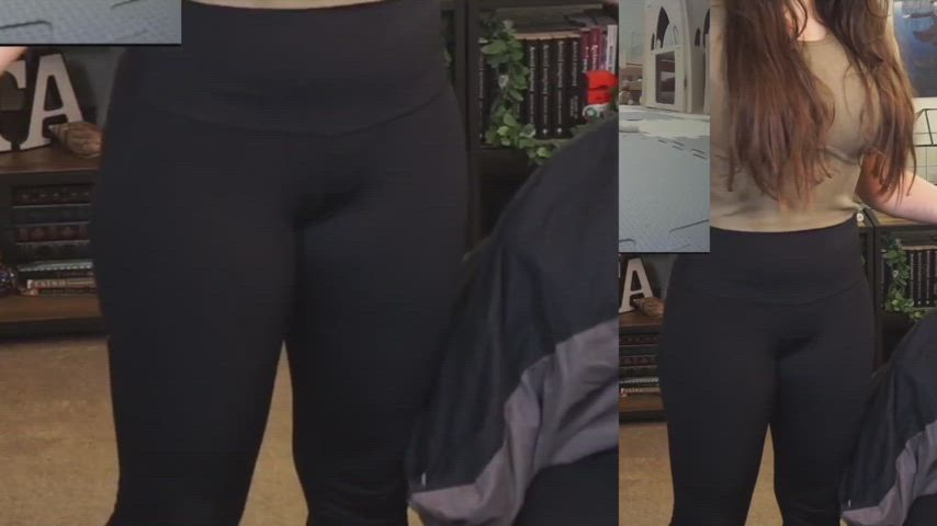 ass big ass camel toe huge ass leggings slut whore fitness-girls clip