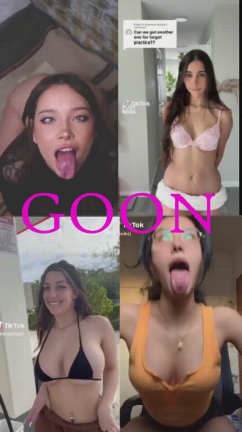 Put your tongues out goonsluts, it's time to GOON