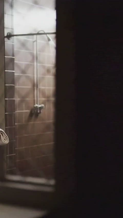 Elizabeth Olsen in the shower