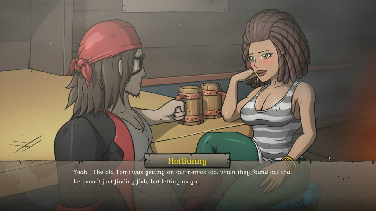 A drunk girl - is not a mistress of a pussy (Game: Pirates Golden Tits) [Hot Bunny]