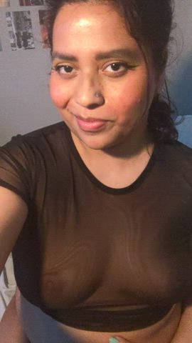 Mesh tops are made to show off your tits