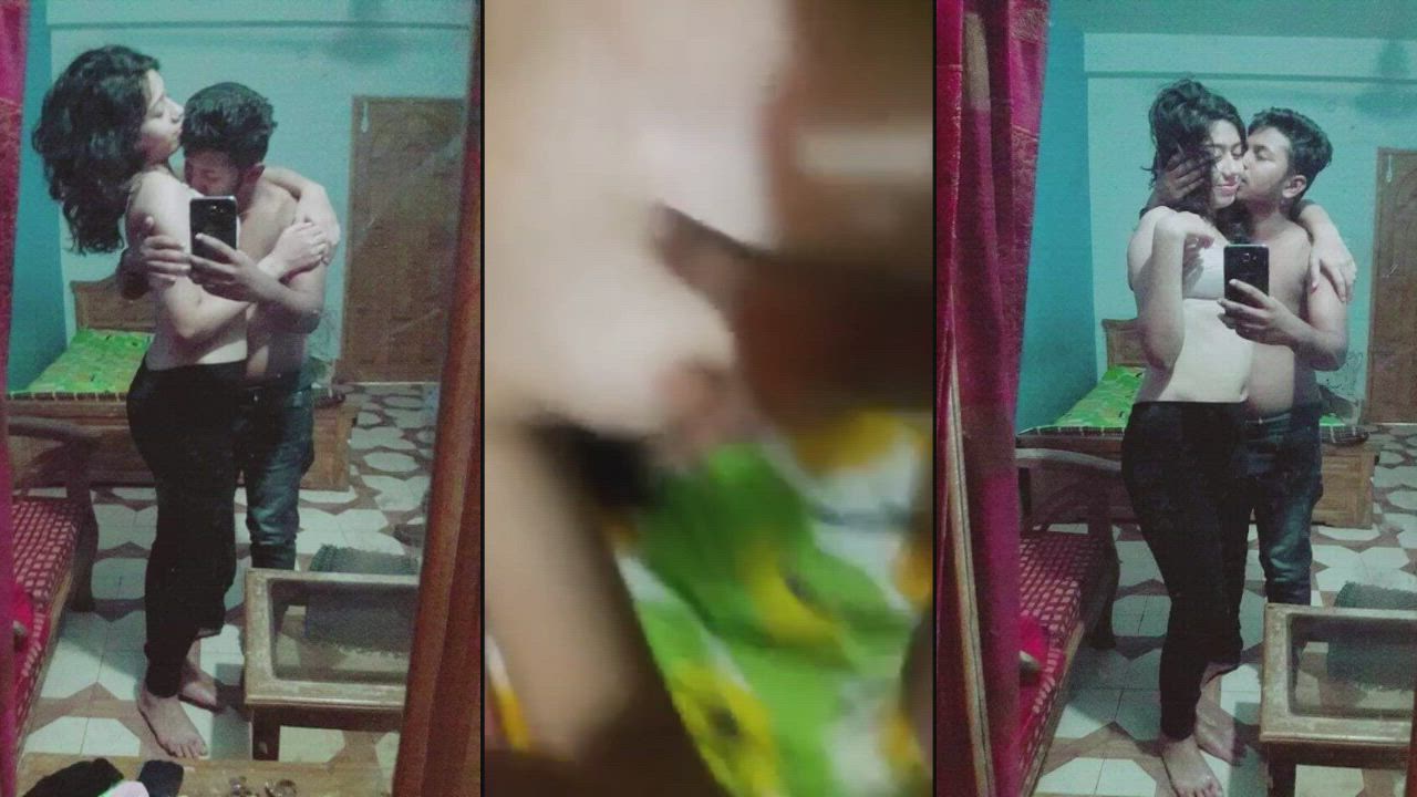 42 IMG + 4 Video Cute Busty Bengali Babe In horny mood passionately Riding/Enjoying