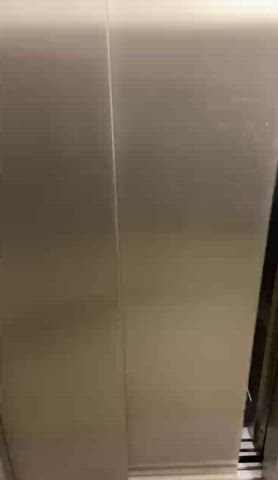 What would you do if this was you opening the elevator?
