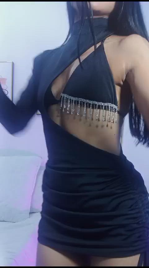 cam camgirl latina mirror model sensual skinny skirt webcam clip