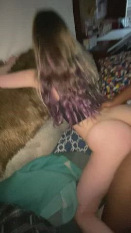 18 Years Old BBC Breeding Bull Cheating Creampie Teen Porn GIF by lynnlovesbbc wish