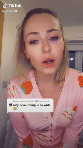 Eye Contact JOI TikTok Tongue Fetish Tribute clip