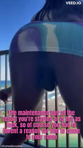 The resort Maintenance guy is hot