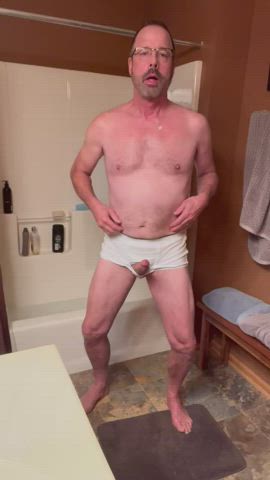 Big Dick Cock Daddy Erection Gay Underwear clip