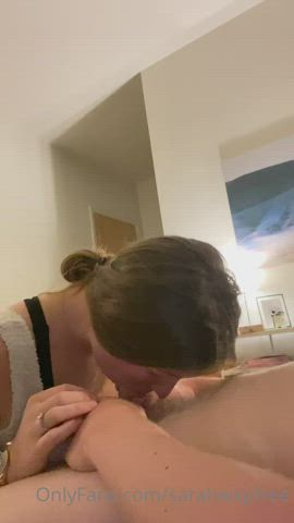 blonde brunette sucking clip