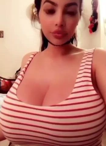 Huge Clothed Bouncing Tits
