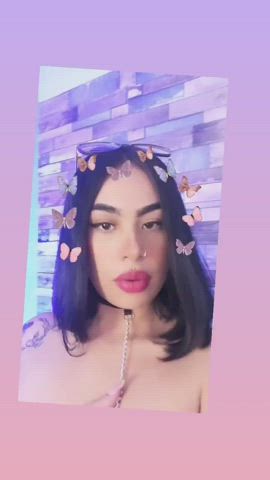 butterfly cum in mouth sucking clip