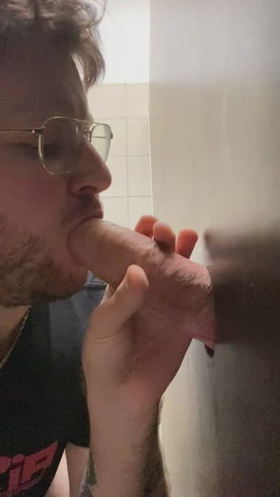 Favourite cock I’ve sucked through a glory hole.