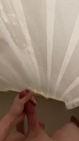 bwc big balls big dick male masturbation masturbating shower clip